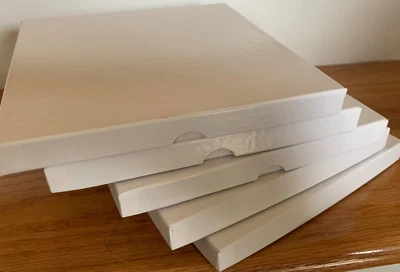 NEW Super-8 400 ft white cardboard box to hold your 400' reel for Elmo Super8mm Foto 1 de 4