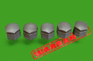 GREY BENTLEY BENTAYGA AUDI Q7 WHEEL CAPS FOR BOLTS SET OF 5 PIECES - Picture 1 of 8