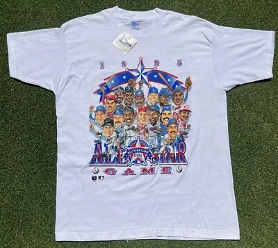 MLB All Star Game T-Shirt Large Vintage 1995 NEW WITH TAGS Authentic - Image 1 of 4