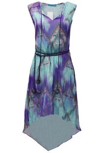 MATTHEW WILLIAMSON ESCAPE PRINTED SILK MINI DRESS UK 6 - Picture 1 of 4