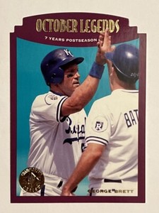 George Brett Baseball Card #101 1995 Upper Deck SP Championship Legends Die Cut