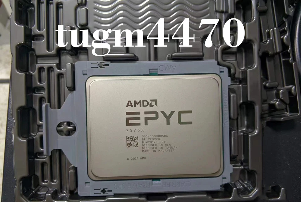 AMD EPYC 7573X cpu processor 32 cores 64 threads 2.8GHz Up to 3.6GHz 280W - Image 1 of 1