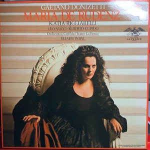 DONIZETTI-MARIA DE RUDENZ-INBAL-ORIGINAL 1981 CBS MASTERWORKS 3-LP BOX SET-USED - Picture 1 of 5
