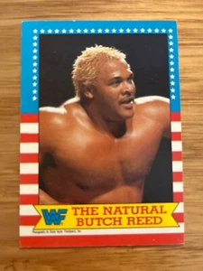 Tarjeta de lucha libre Topps WWF 1987 #18 Butch Reed (nuevo) - Imagen 1 de 2