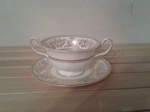 Tazón de sopa/soporte Wedgwood - oro Columbia - Imagen 1 de 1