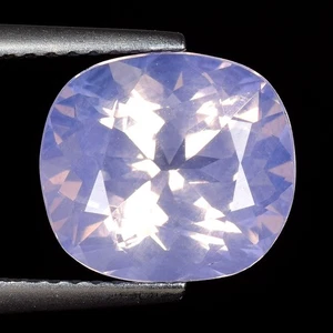 Splendida ametista lavanda 3,69 ct 100% naturale Rose De France gemma sfusa - Foto 1 di 3