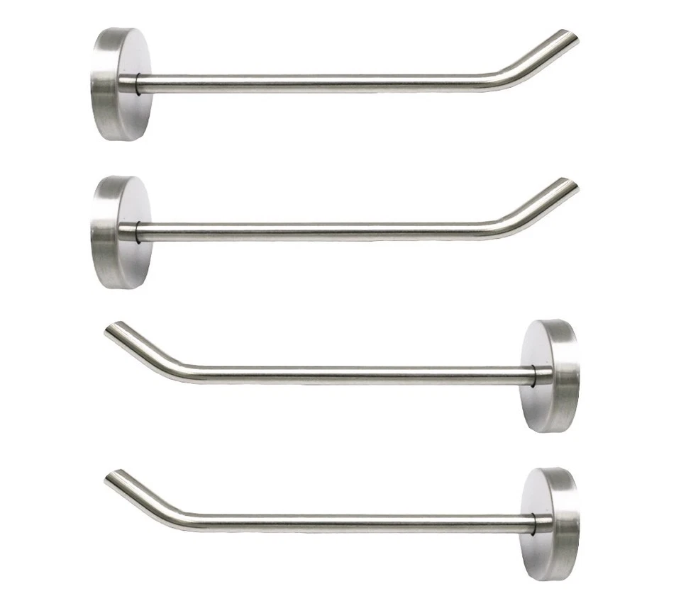 Gancho de pared largo de acero inoxidable cepillado de alta resistencia... Foto 1 de 1