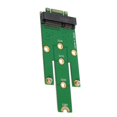 Mini mSATA PCI-E SATA 3.0 SSD to NGFF M.2 B+ Male Adapter Converter Card Key - Image 1 of 4