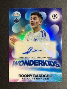 Roony Bardghji 2022-23 Topps Chrome UEFA Wonderkids Auto RC #W-13 - Picture 1 of 5