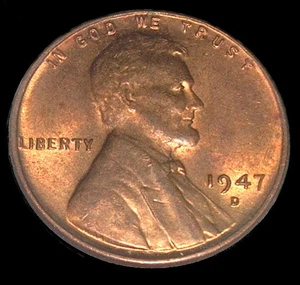 1947 D Lincoln Head Penny - vz - Bild 1 von 2