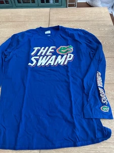 FLORIDA GATORS THE SWAMP LONG SLEEVE T SHIRT SLEEVE PRINT ADULT XL - Picture 1 of 3