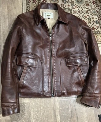 Vanson X Orvis Horsehide Ike Leather Jacket M / 42 - Image 1 of 4