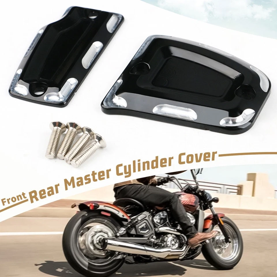 Tapa de líquido de cubierta de cilindro maestro de freno delantero trasero para Indian Scout Sixty 2015-22 Foto 1 de 4