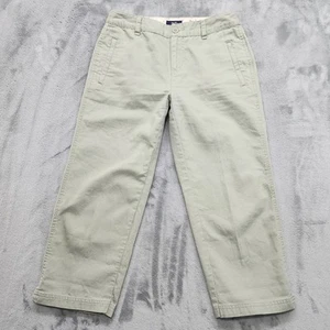 Bailey's Point Pants Womens 3 Juniors Green Mid Rise Crop Capri Straight Cotton - Picture 1 of 9