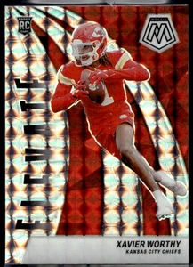 2024 Panini Mosaic - Elevate Xavier Worthy RC Mosaic Prizm - Bild 1 von 2