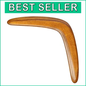 Durable 18 Inch Returning Boomerang - Perfect for Outdoor Fun, Light Brown Cedar - Picture 1 of 11