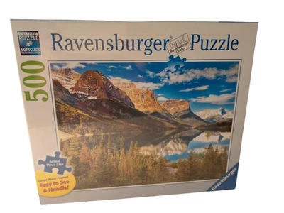 Ravensburger Beautiful Vista 500 Large Piece Puzzle Mountain View Sealed New - Image 1 of 4