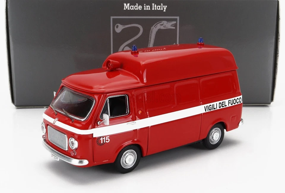 1/43 RIO-MODELS - FIAT - 238 TETTO ALTO AMBULANZA VIGILI DEL FUOCO 1970 4700 - Immagine 1 di 1