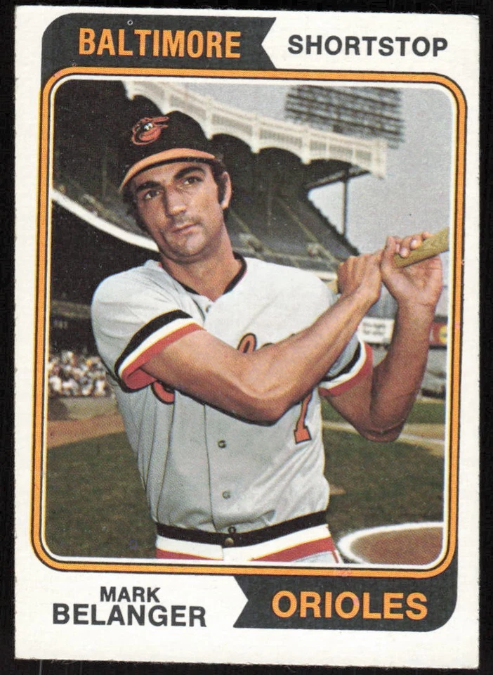 1974 Topps #329 Mark Belanger - $1 SHIPPING (JB4) - Image 1 of 2
