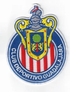 Parche Deportivo Guadalajara Chivas Club bordado 4 pulgadas hierro/coser - Imagen 1 de 2