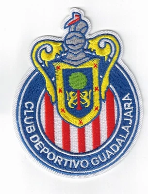 Parche Deportivo Guadalajara Chivas Club bordado 4 pulgadas hierro/coser Foto 1 de 2