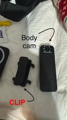 4K Ultra HD Body Cam With 180° Rotation Audio/Video Brand New - Image 1 of 4