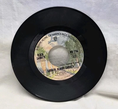 BLACK SABBATH: Sabbath Bloody Sabbath / Changes Record Vinyl 45Rpm  - Image 1 of 2