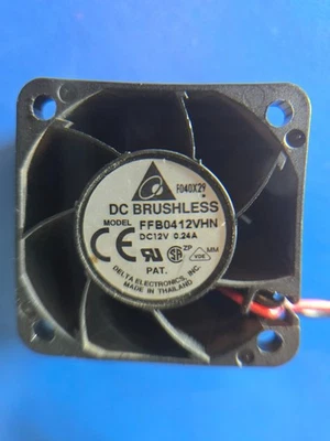 Delta Electronics FFB0412VHN DC 12V 0.24A 40mm Brushless Cooling Fan – New Open - Image 1 of 2