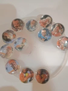WWF Rad Rollers 1990 Lot Of 12 Marbles WWE Wrestling Hulk Hogan Macho Man - Picture 1 of 6