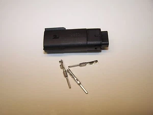 1 Harley 3X BLACK  MALE OEM Molex MX150 connector + terminals switch wiring 07+ - Picture 1 of 7