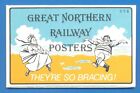 GREAT NORTHERN RAILWAY POSTERS SET OF 6 DALKEITH POSTCARDS WITH ORIGINAL PACKET