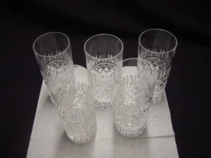 Waterford Maeve (Cut) 5 Highballs - Picture 1 of 4