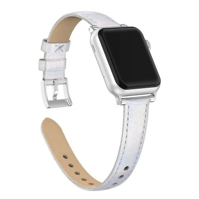 Leather Band for Apple Watch Series 10, 9, 8, 7, 6, 5, 4, 3, 2, 1, SE 38/40/41mm - Image 1 of 3