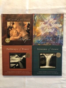 CD w/HC Book Lot: Amy Grant/Sandi Patti/Pathways of Peace/Streams of Grace - Picture 1 of 4