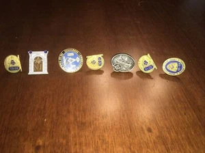 Vintage Mason Masonic Freemason Grand Lodge Award Masonic Lapel Pins New Jersey - Picture 1 of 7