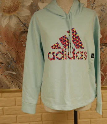 NUEVO CON ETIQUETAS LINDO MUJER 3X ADIDAS HALO COMO NUEVO LUNARES LOGO SUDADERA CON CAPUCHA L/S SUDADERAS Foto 1 de 4