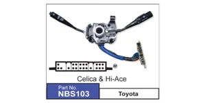 NICE NBS103 BLINKER WIPER COMBINATION SWITCH FOR TOYOTA CELICA & HILUX - Picture 1 of 3