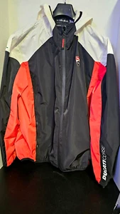 Ducati   Black Red & White  Windbreaker Jacket  Size XL - Picture 1 of 8
