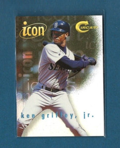 1997 Circa Ken Griffey Jr Icon #2 Mariners MINT HOF