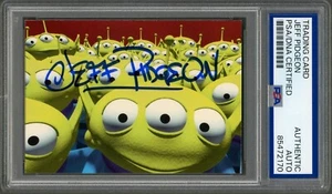 Jeff Pidgeon SIGNED 1995 Skybox Toy Story Card #15 Aliens Voice Slabbed PSA Auto - Picture 1 of 2