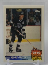 Wayne Gretzky 1990-91 Topps Team Scoring Leaders #12 Tiffany Collector's Edition