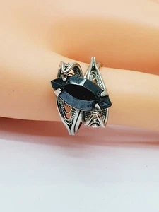 Vintage Designer signierter 14k Overlay Schaft Größe 7 verstellbar (69) - Bild 1 von 7