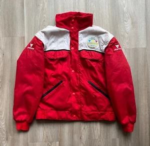 Vintage 2 in 1 Dainese World Champion Red Racing Bomber Jacket Vest - Picture 1 of 20