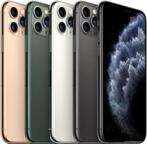 Apple iPhone 11 PRO MAX 64GB 256GB 512GB (UNLOCKED) 100% Very Good A++ - Afbeelding 1 van 15