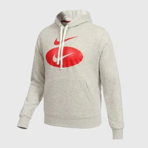 NEU NIKE AIR SWOOSH HOODY HOODIE TOP JACKE CLASSIC 80ER LOGO FLEECE PULLOVER - Bild 1 von 11