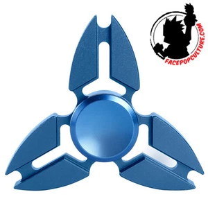 FIDGET DEDO GIRADOR DE MANO PREMIUM AZUL TRI GARRA DE CANGREJO EDC ENFOQUE ESTRÉS ANSIEDAD - Imagen 1 de 8