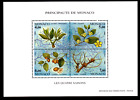 Monaco Bl. 66 ** , Die vier Jahreszeiten 1995-Planzen, postfrisch