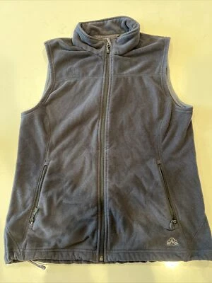 Womens EMS Black Zip Fleece Vest L Large - Image 1 of 4