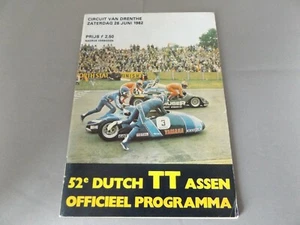 Programa Assen 26/6/82 1982 - Gran Premio Holandés de Motocicleta TT - Imagen 1 de 1