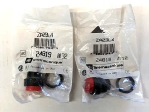 NEU MENGE 2 TELEMECHANIQUE ZA2BL4 SCHALTAKTOR (nur) ROTER TASTER 24819 - Bild 1 von 2